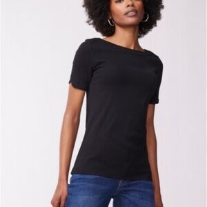 Chicos Boat-Neck Tee